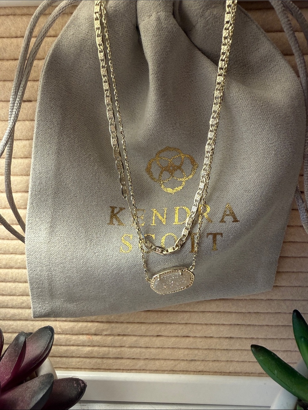🌟🤍🌟 Kendra Scott Elisa MultiStrand Necklace